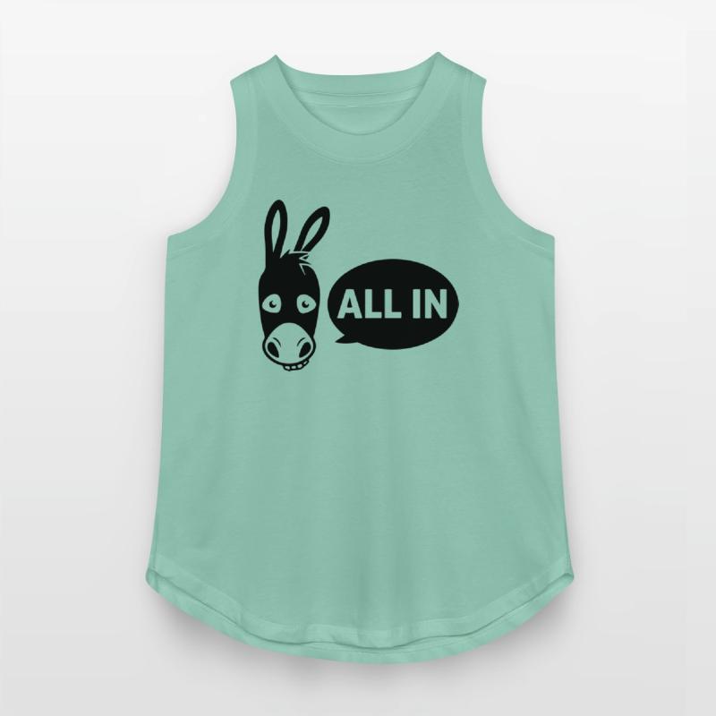 Poker donkey - all in