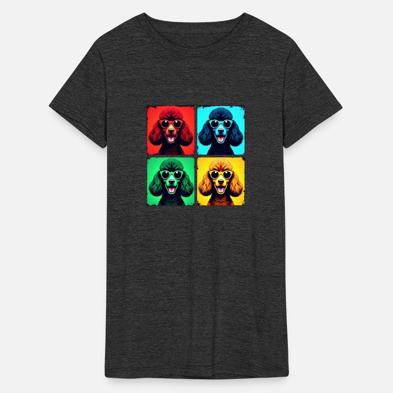 Poodle Pop Art, Luna, Charlie, Max, Lola, Mia