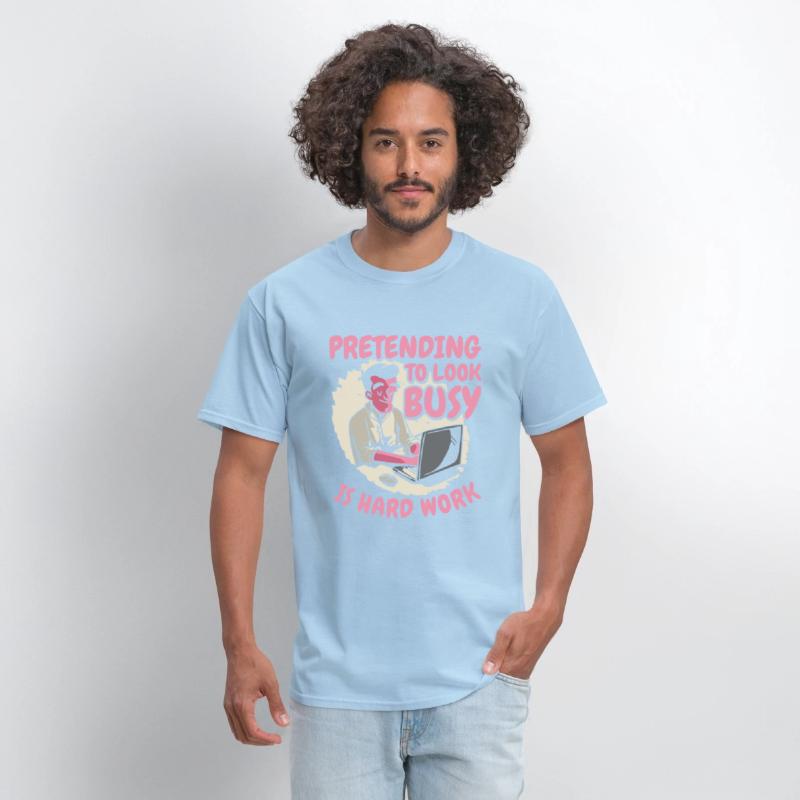 Pretending Busy Hard Work Employee Office Work