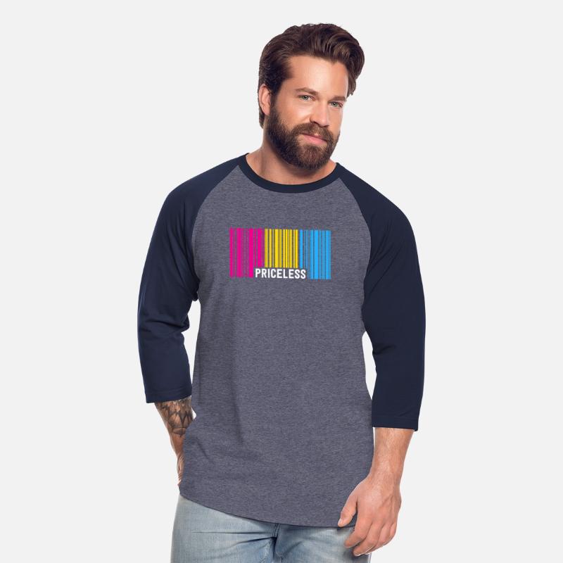 Priceless Pansexual Pride Barcode Subtle Pan