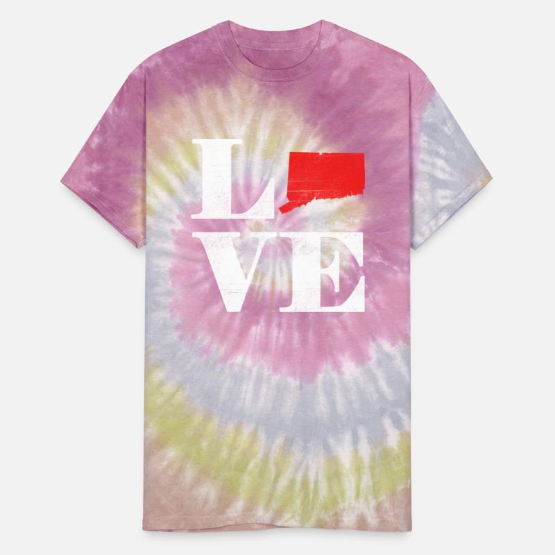 Proud America State Land Map Love Connecticut