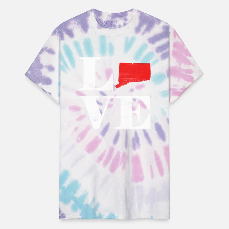 Proud America State Land Map Love Connecticut