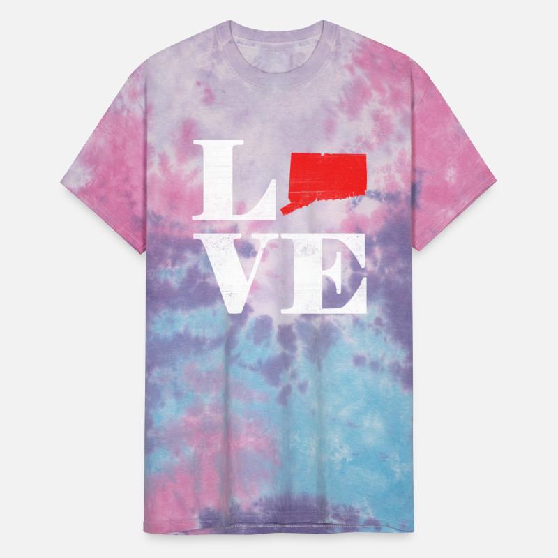 Proud America State Land Map Love Connecticut