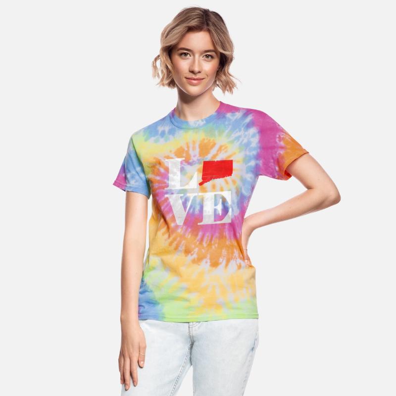 Proud America State Land Map Love Connecticut