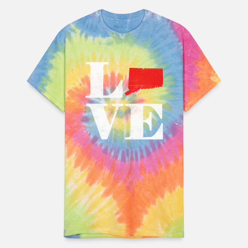 Proud America State Land Map Love Connecticut