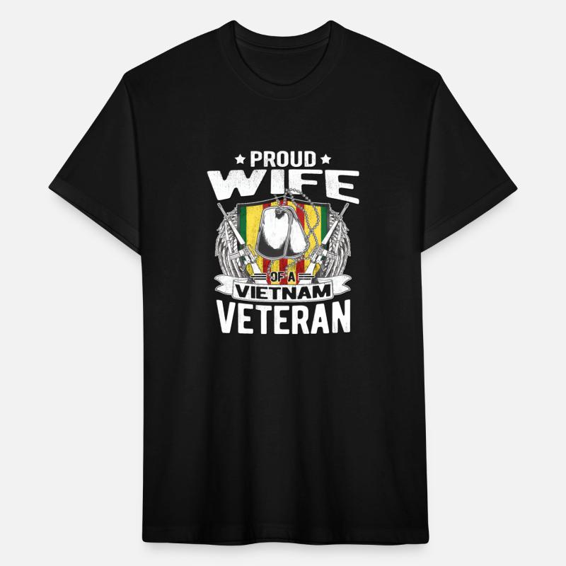 Proud Of Vietnam Veteran Dog Tags Military Spouse