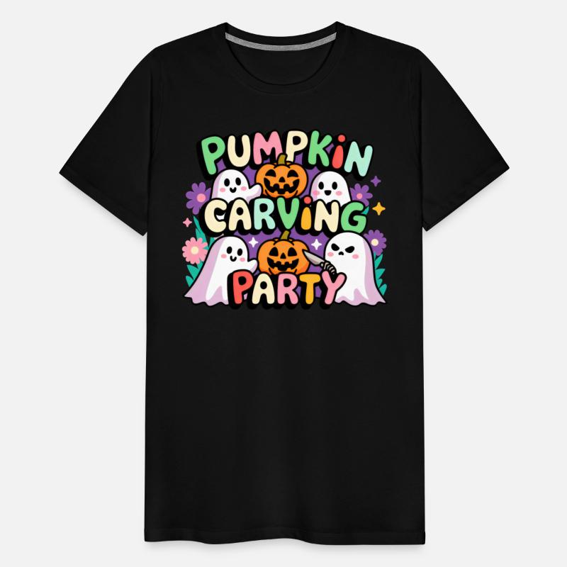 Pumpkin Carving Party Halloween Shirt for Kids