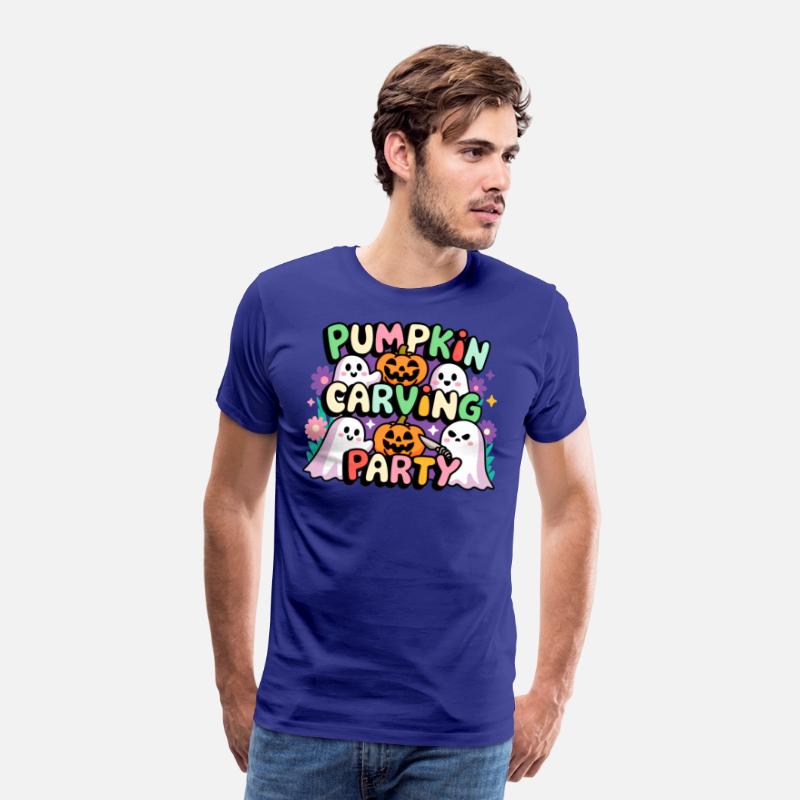 Pumpkin Carving Party Halloween Shirt for Kids