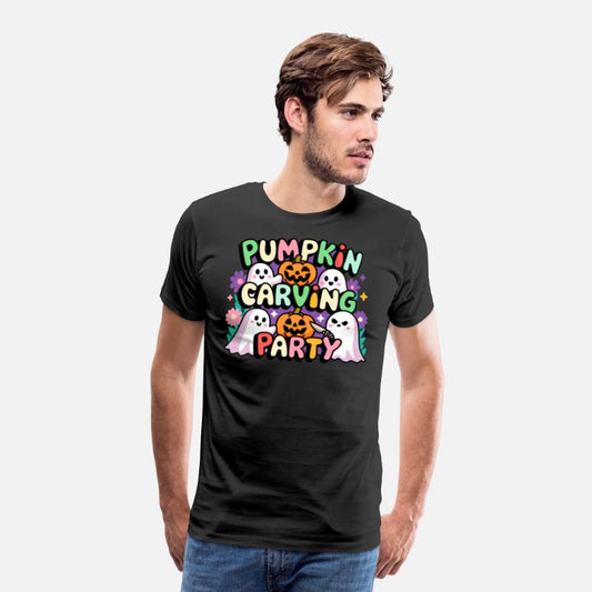 Pumpkin Carving Party Halloween Shirt for Kids