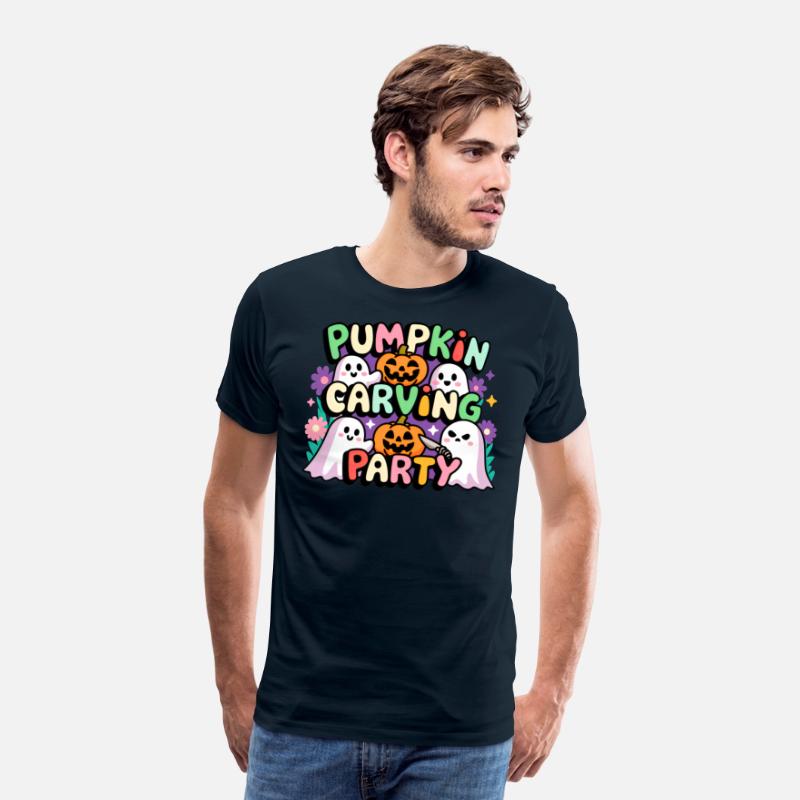 Pumpkin Carving Party Halloween Shirt for Kids