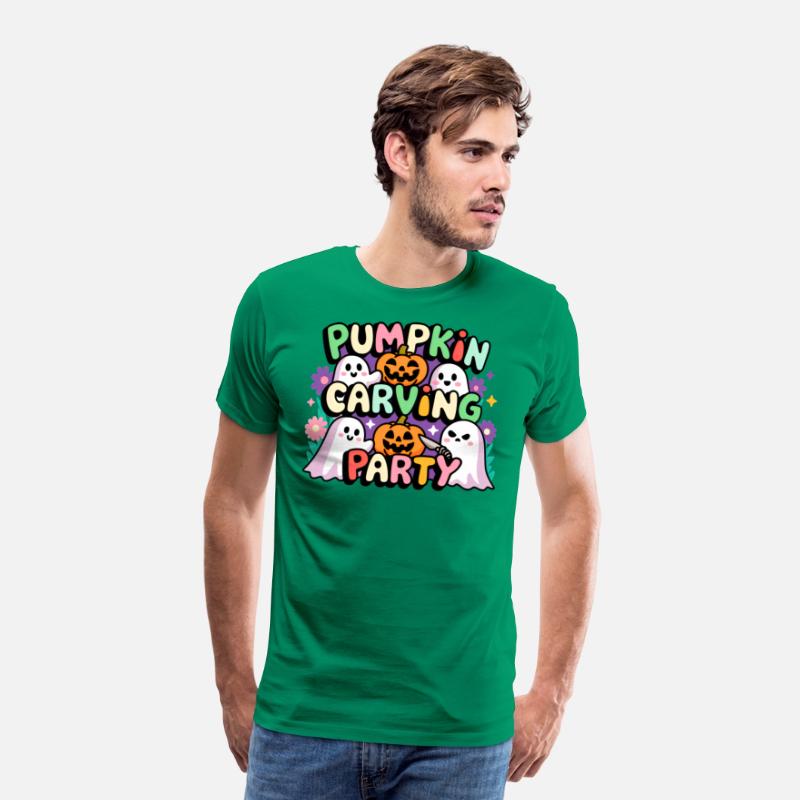 Pumpkin Carving Party Halloween Shirt for Kids