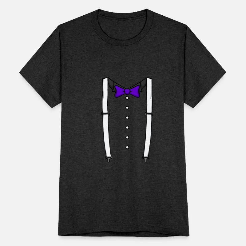 Purple Bow Tie Suspenders Cummerbund Tuxedo Bowtie
