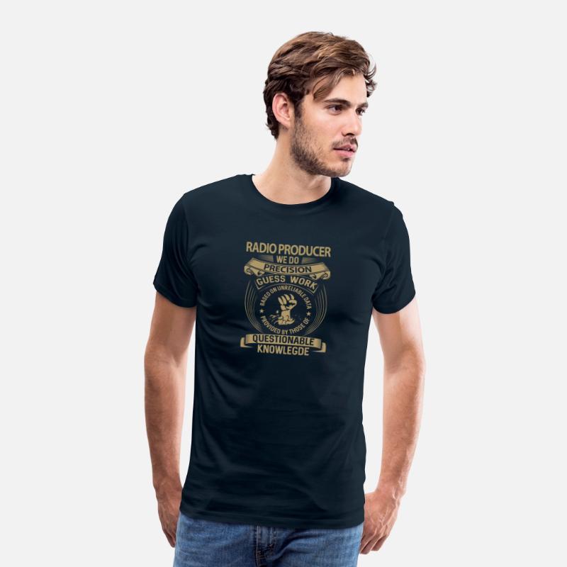 Radio Producer T Shirt - We Do Precision Gift Item