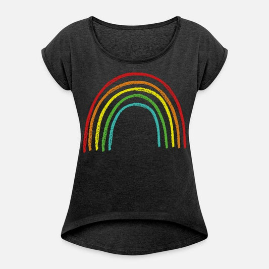 Rainbow flag colors for gay and lesbian awareness