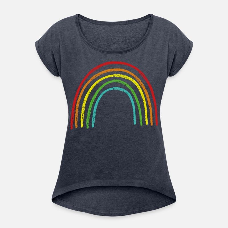 Rainbow flag colors for gay and lesbian awareness