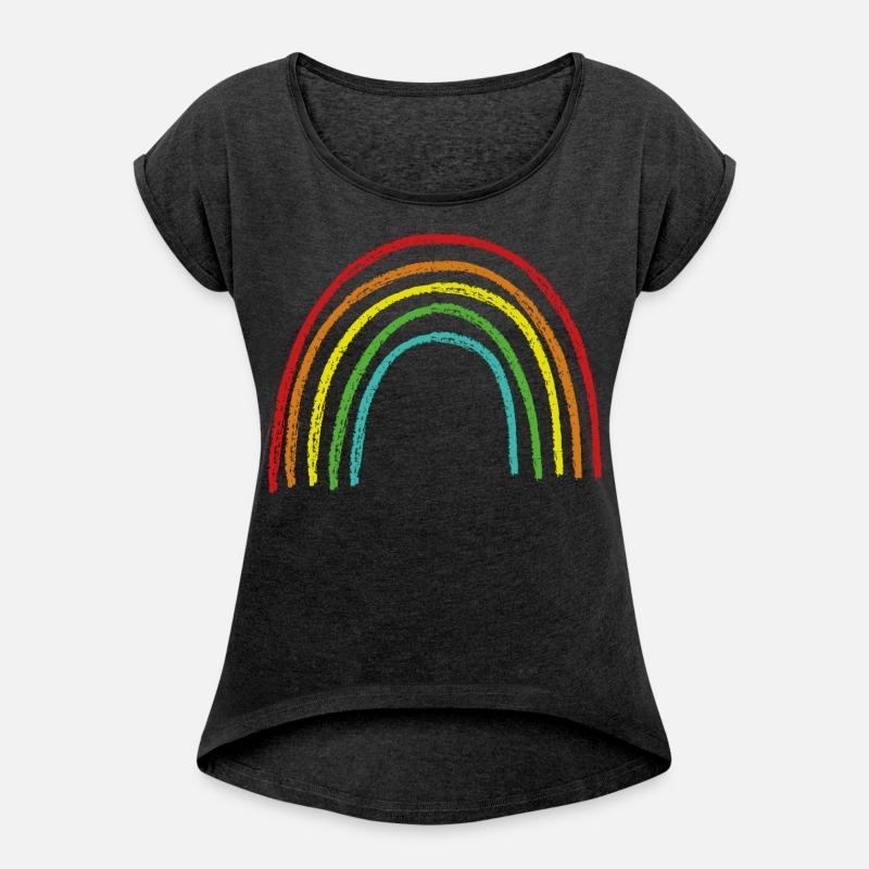 Rainbow flag colors for gay and lesbian awareness