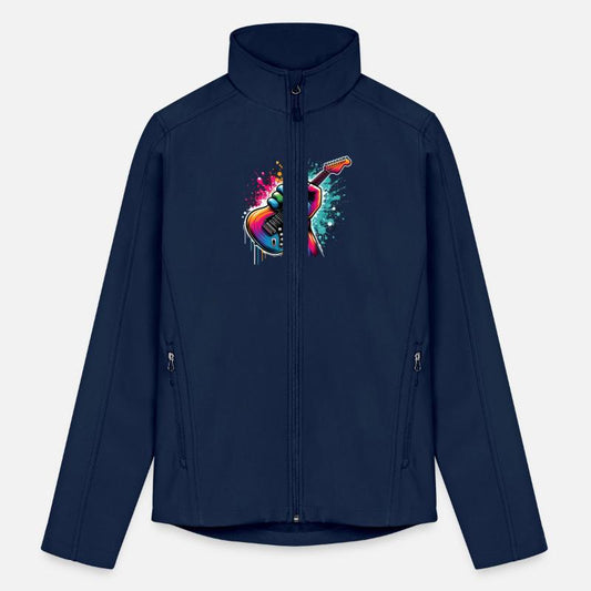 Rainbow Rock Explosion – Vibrant Guitar Fist