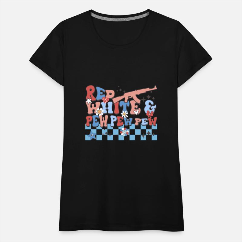 Red white and pew pew