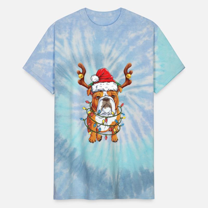 Reindeer English Bulldog Funny Christmas