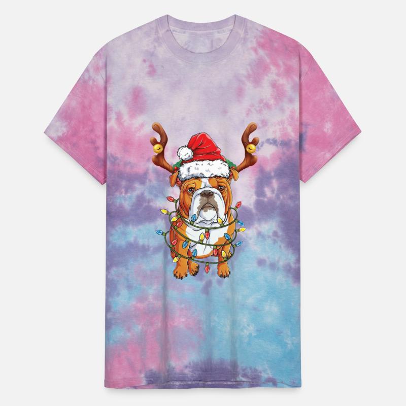 Reindeer English Bulldog Funny Christmas