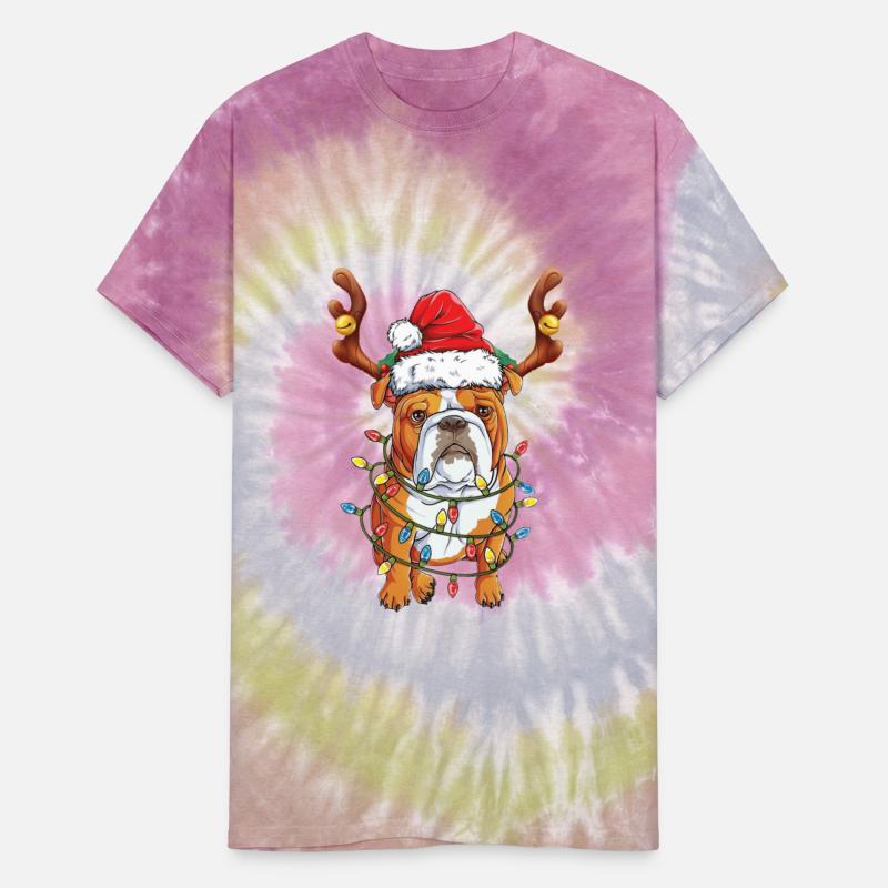 Reindeer English Bulldog Funny Christmas