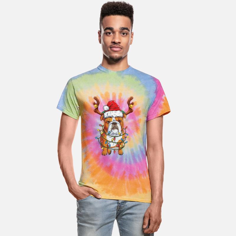 Reindeer English Bulldog Funny Christmas