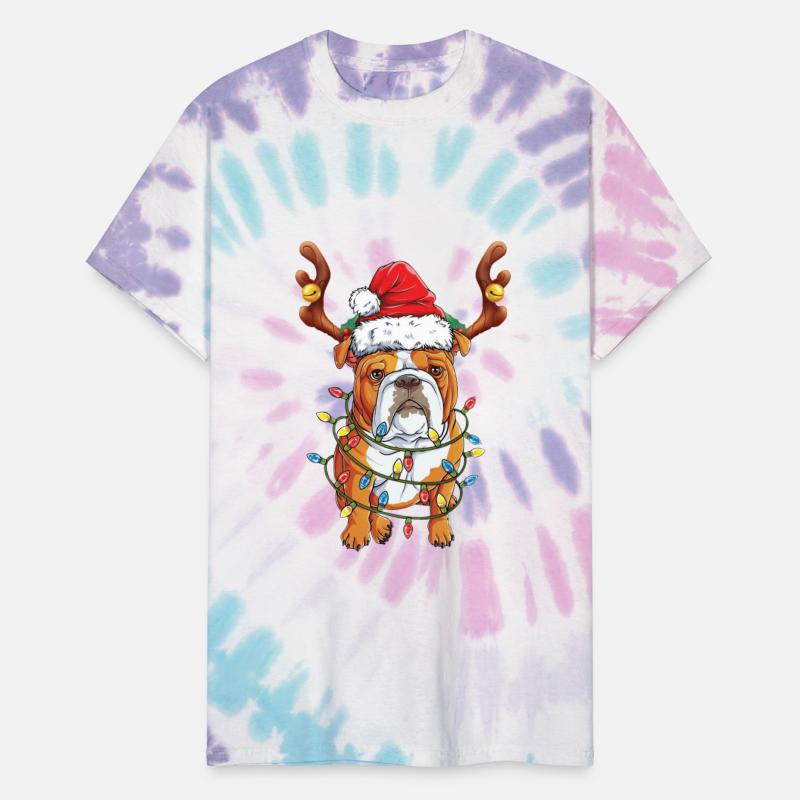 Reindeer English Bulldog Funny Christmas