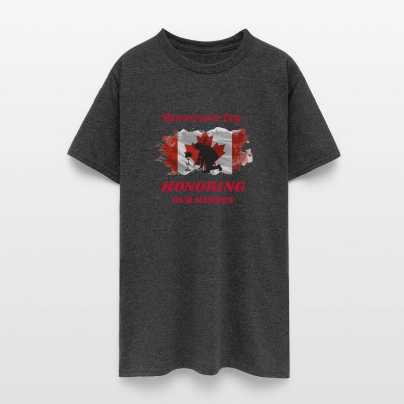 Remembrance Day Honoring Our Heroes Canada T-Shirt