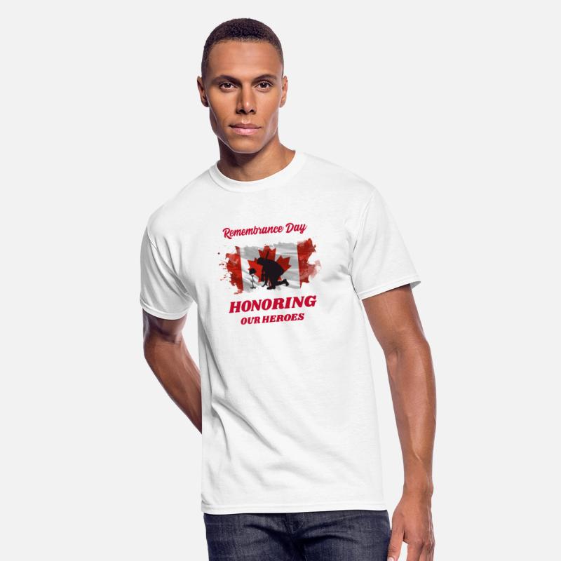 Remembrance Day Honoring Our Heroes Canada T-Shirt
