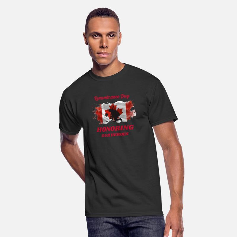 Remembrance Day Honoring Our Heroes Canada T-Shirt