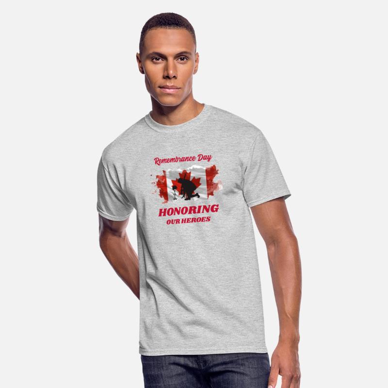 Remembrance Day Honoring Our Heroes Canada T-Shirt