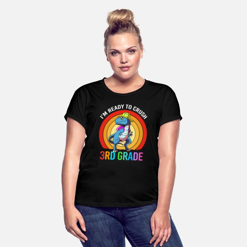 Retro Dinosaur Ready For 3rd Grade