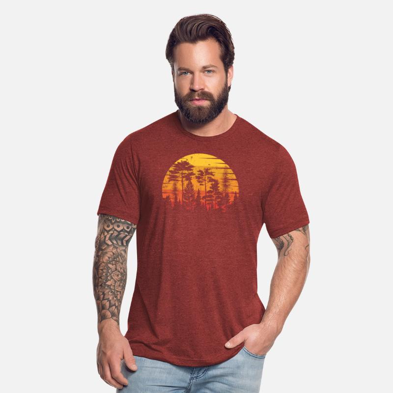 Retro Style Wildlife Trees Outdoors Nature Forest