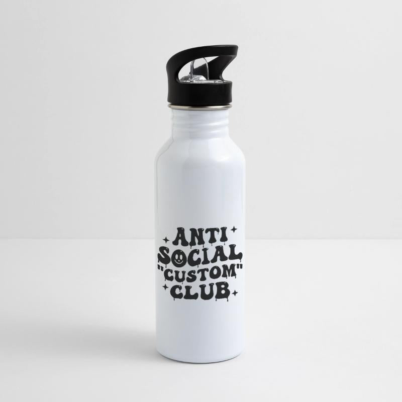 Retro wavy anti social club Light t shirt
