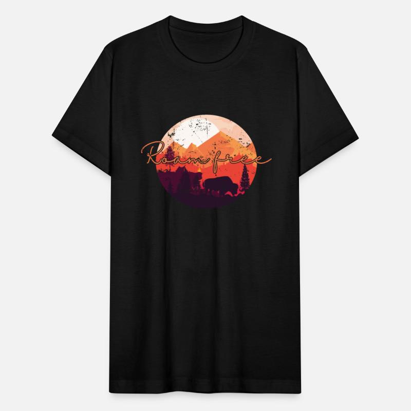 roam free Bison Animal