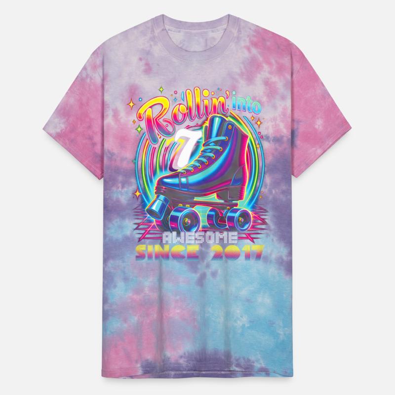 Roller Skate 7th Birthday Skating Girls Rollin 7