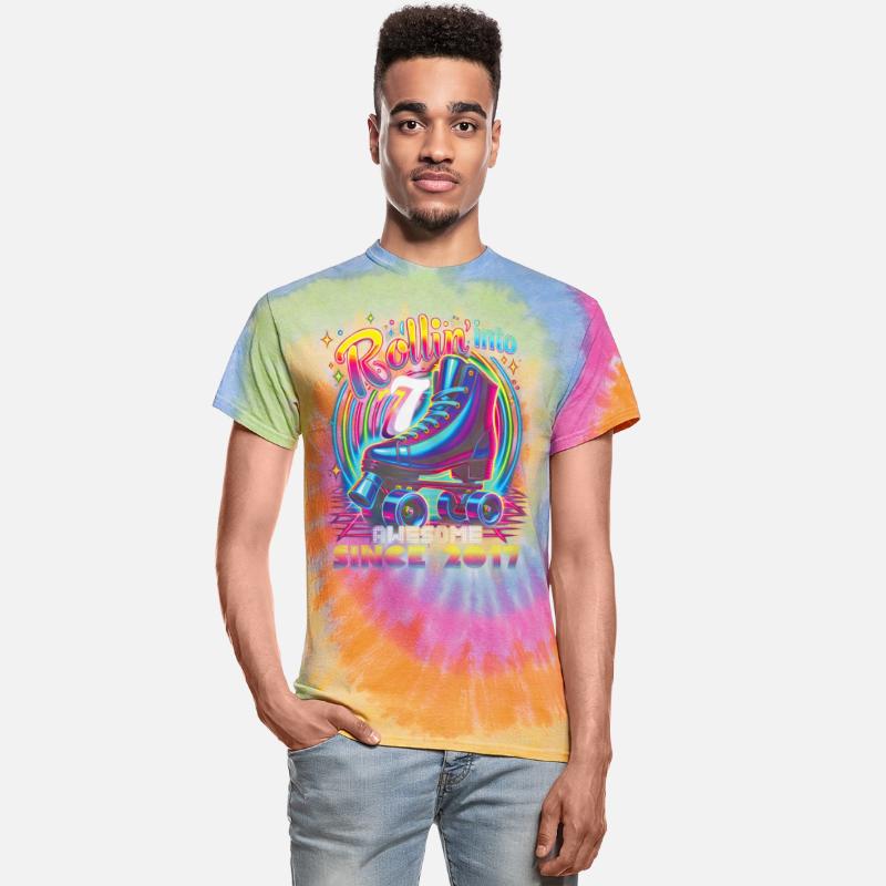 Roller Skate 7th Birthday Skating Girls Rollin 7