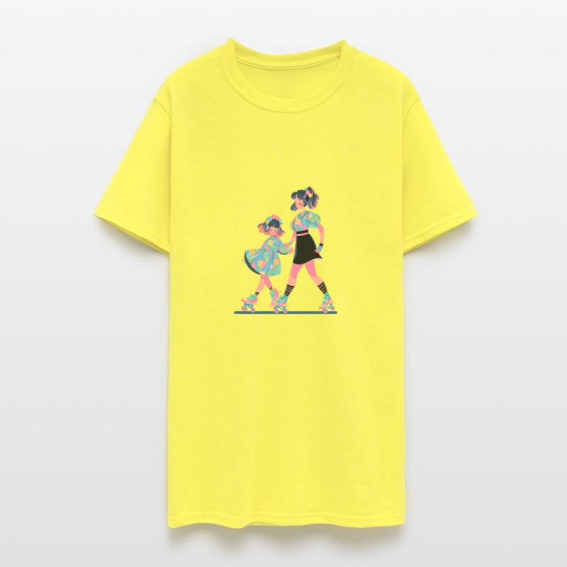 Roller Skating Mom Daughter Roller Skate Skater