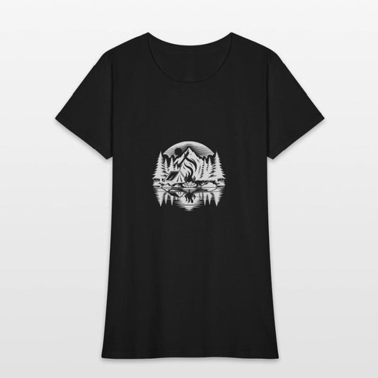 Romantic Camping By The Lake In The Forest