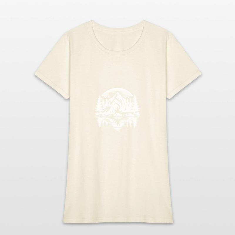 Romantic Camping By The Lake In The Forest