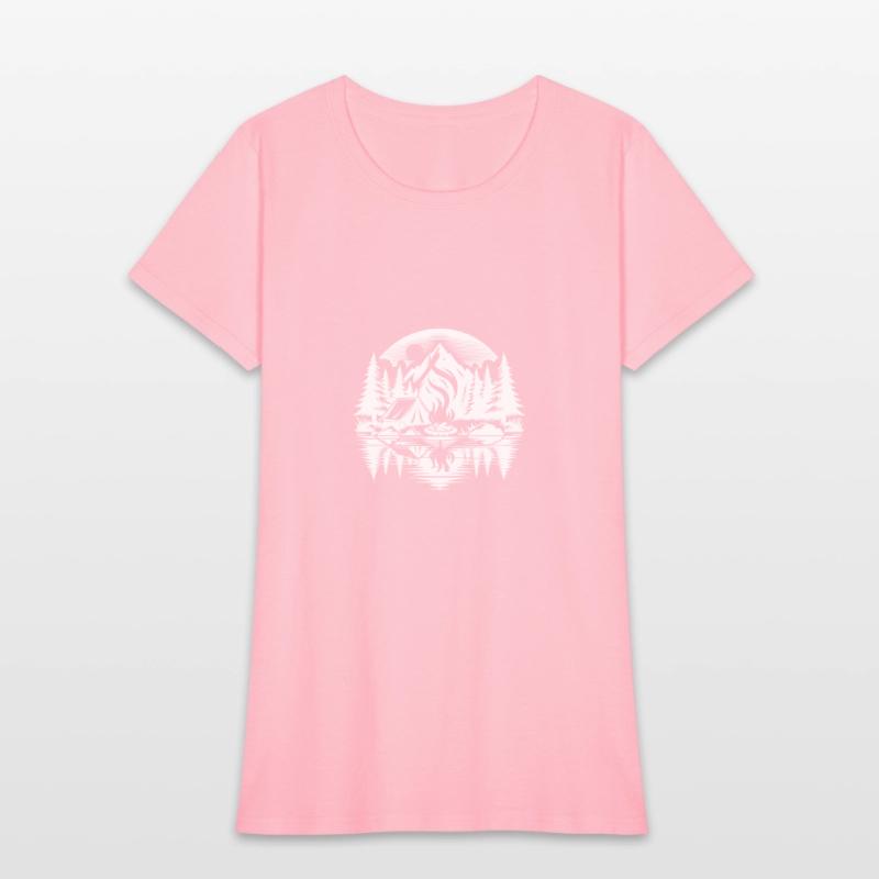 Romantic Camping By The Lake In The Forest