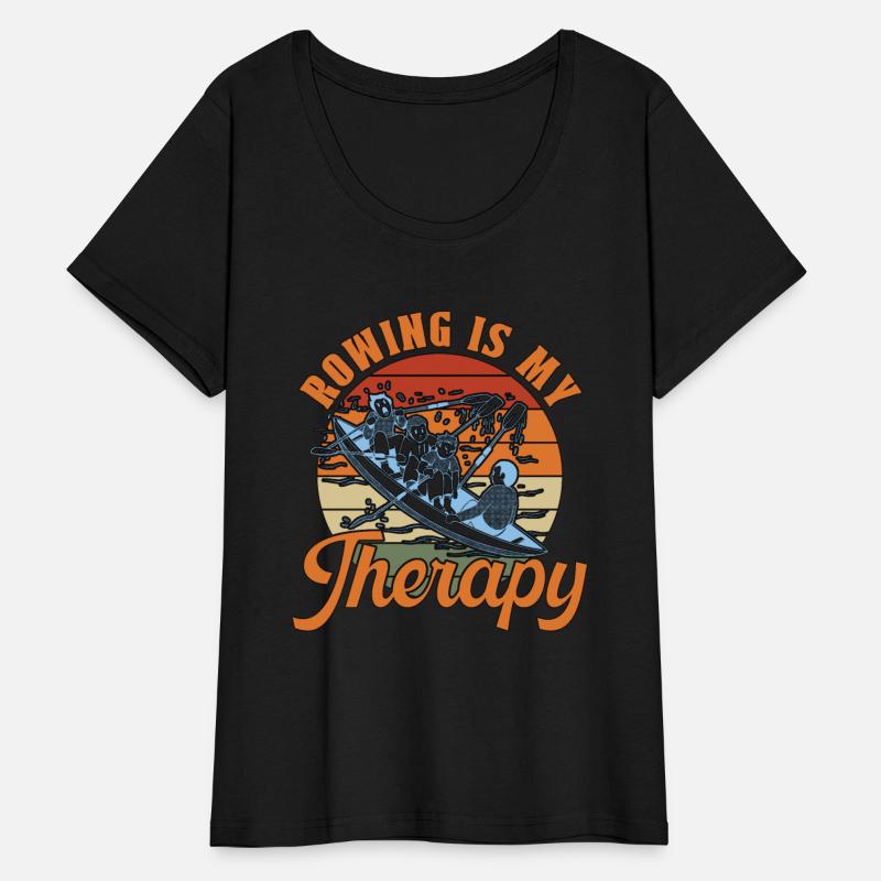 Rowing Is My Therapy Water Sports Paddling Rower