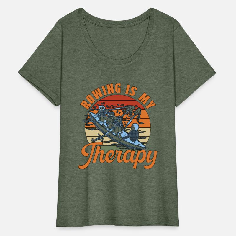 Rowing Is My Therapy Water Sports Paddling Rower