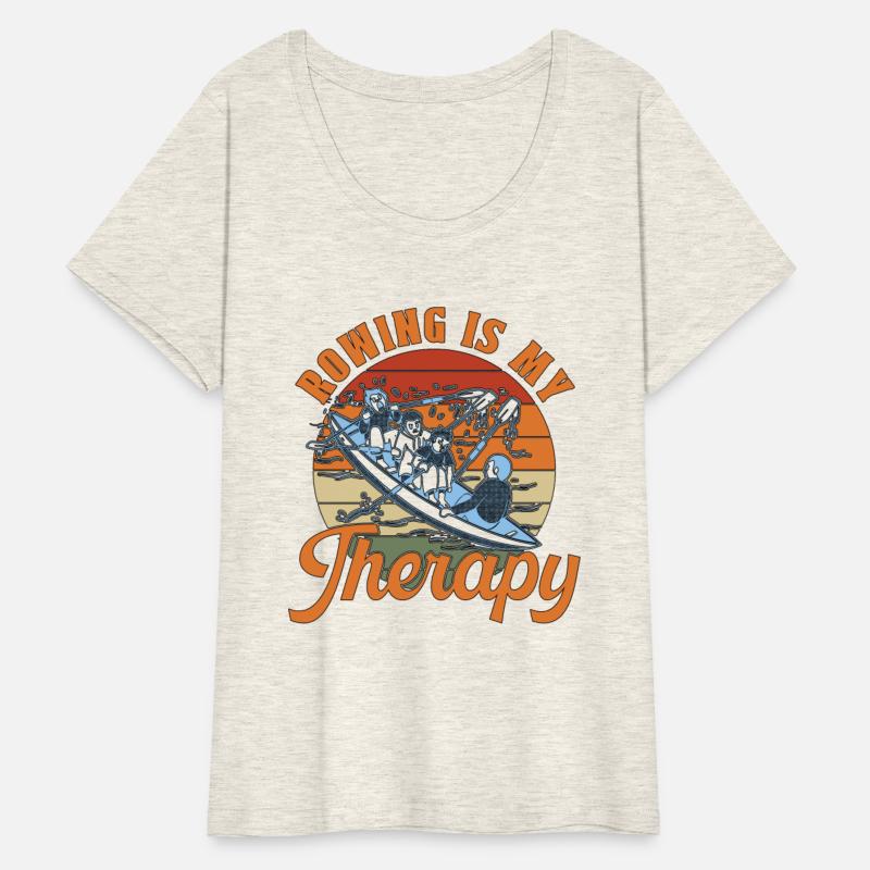 Rowing Is My Therapy Water Sports Paddling Rower