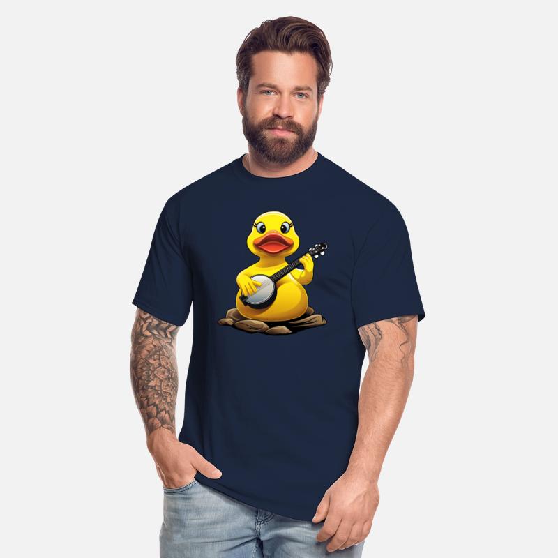 Rubber Duck Ducky Bluegrass Banjo Player