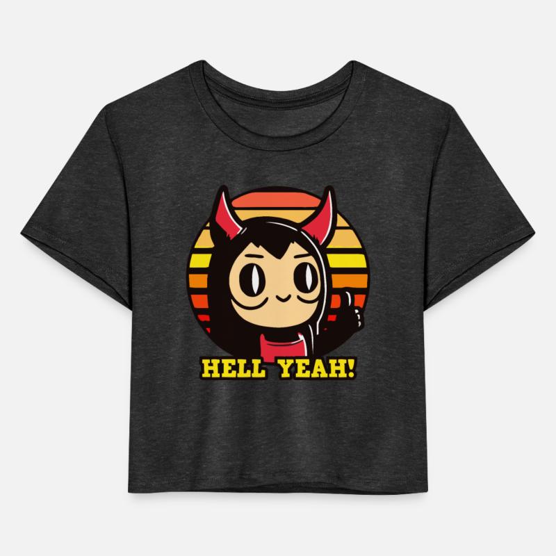 Satan Devil Kawaii Kitty Cat: Hell Yeah Thumbs Up
