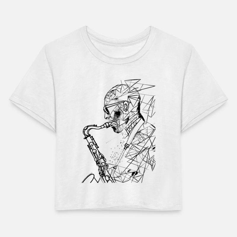 Saxophone Guy One Line Drawing