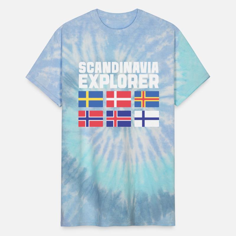 Scandinavia Explorer Flags Iceland Sweden Norway