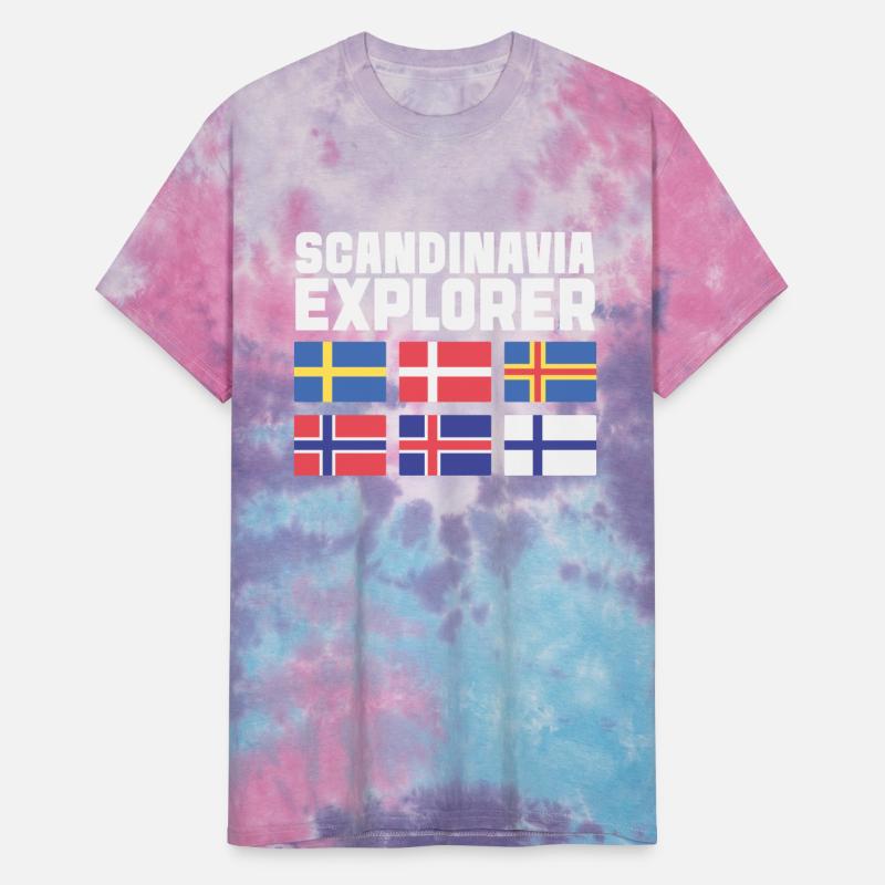 Scandinavia Explorer Flags Iceland Sweden Norway