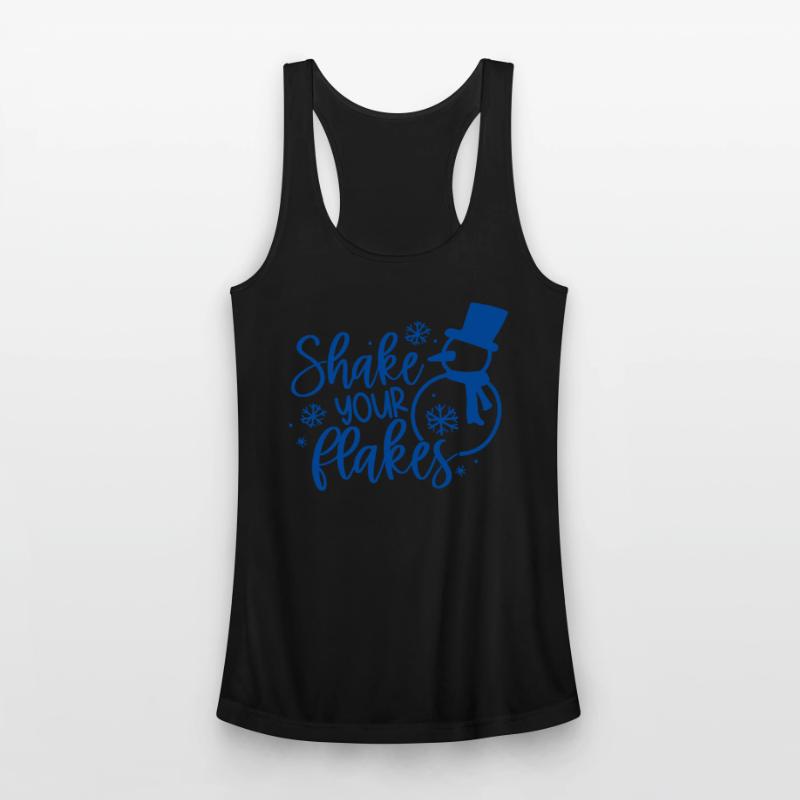 Shake Your Flakes Apparel Merry Christmas Snowman